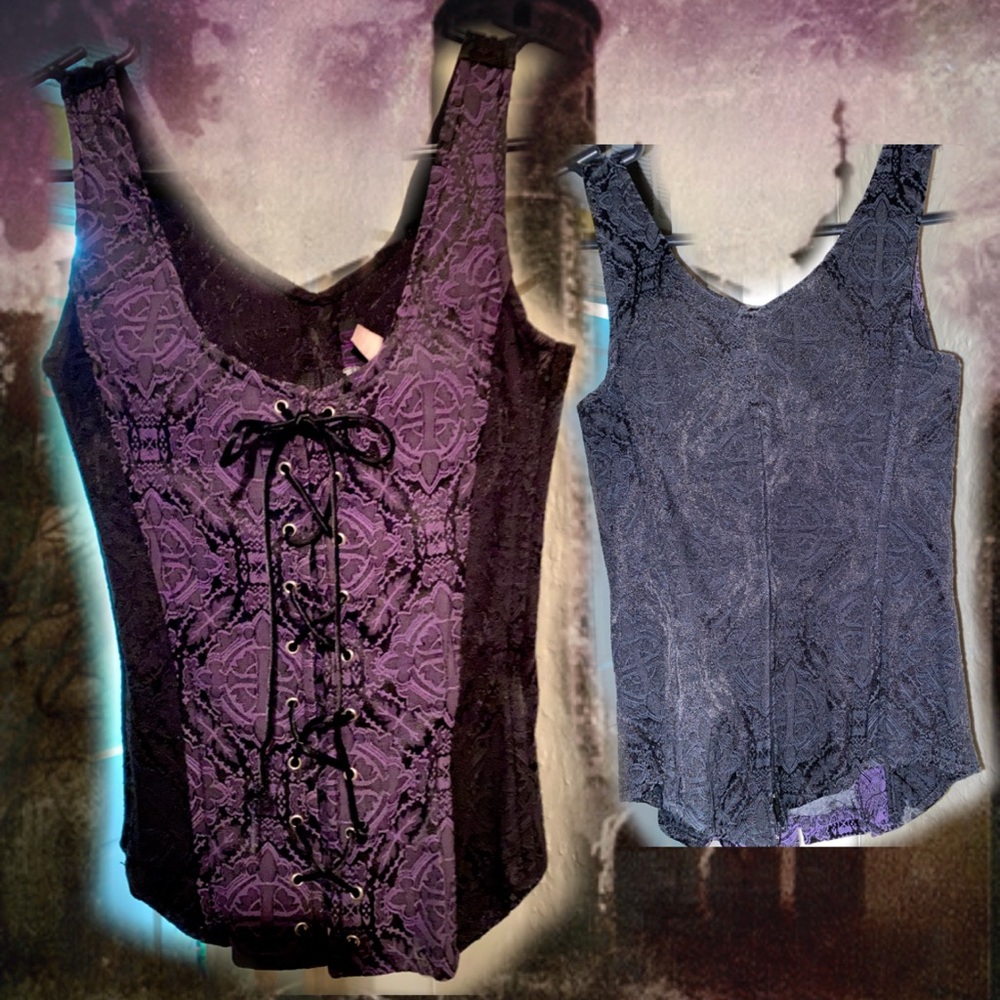 SOLD Morbid Threads corset top